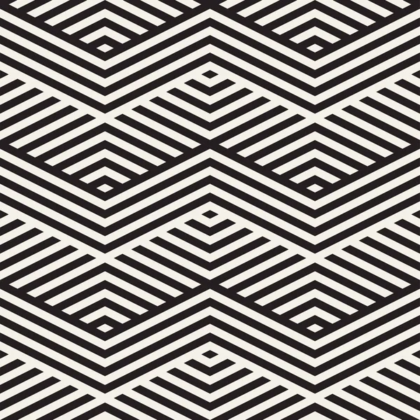 Soyut zikzak paralel çizgiler. Şık etnik süsleme. Vektör Seamless Modeli.