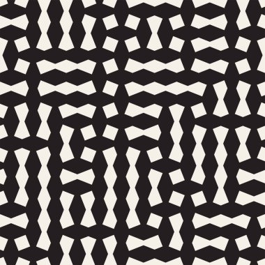 Kesintisiz geometrik kafes desen. Düzensiz ızgara arka plan. Şık kaotik vektör doku