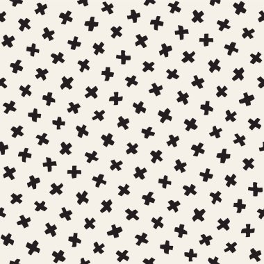 Vektör Seamless modeli. Dağınık geometrik şekiller ile arka plan.