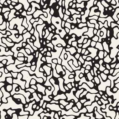 Retro arka plan tasarlamak. Vektör sorunsuz siyah-beyaz desen.