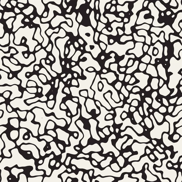 Retro arka plan tasarlamak. Vektör sorunsuz siyah-beyaz desen.