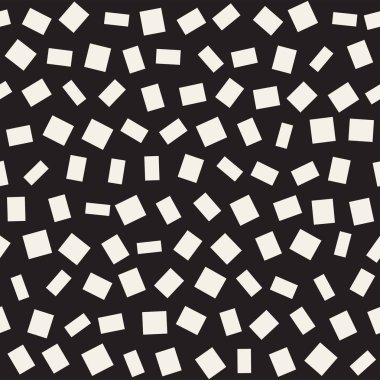 Modaya uygun doku dağınık geometrik şekiller ile. Vektör Seamless Modeli.