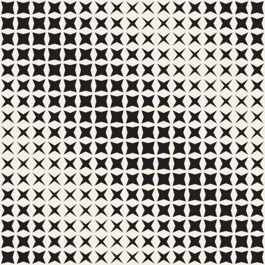Geometrik sorunsuz yıldız şekiller desen. Yarı ton Gradient etkisi. Şık vektör çizim