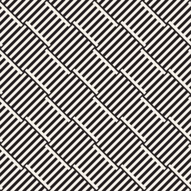 Çizgili kafes ile soyut geometrik desen. Sorunsuz vektör arka plan