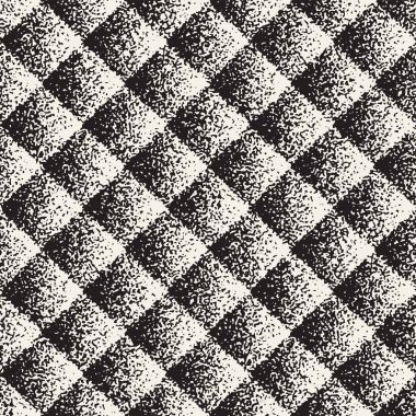 Gürültülü soyut geometrik şekiller arka plan dokulu. Vektör Dikişsiz grungy desen.