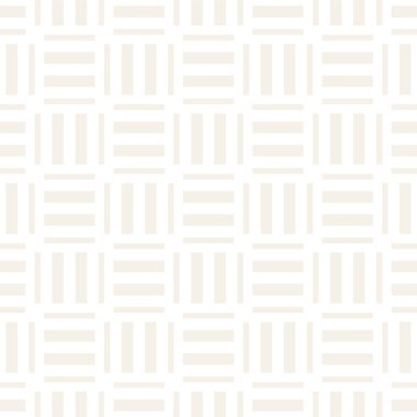 Vektör kesintisiz geometrik desen çapraz tarama. Grafik veya arka plan geçti. Damalı motif. Crosshatched hatlarının kesintisiz ince doku. Kafes basit kumaş baskı.
