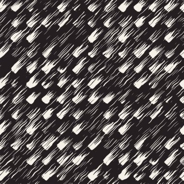 Vektör Dikişsiz desen çizgileri ve vuruş. Siyah ve beyaz arka plan ile mürekkep satır öğeleri. El doku boyalı.