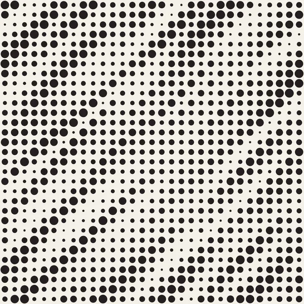 Modern şık noktalı resim doku. Rasgele daireler ile sonsuz arka plan. Vektör Dikişsiz mozaik desen.