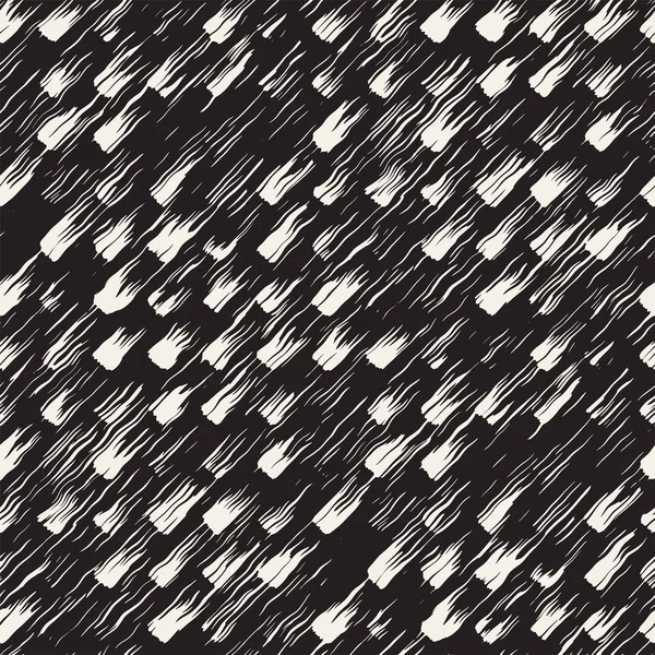 Vektör Dikişsiz desen çizgileri ve vuruş. Siyah ve beyaz arka plan ile mürekkep satır öğeleri. El doku boyalı.