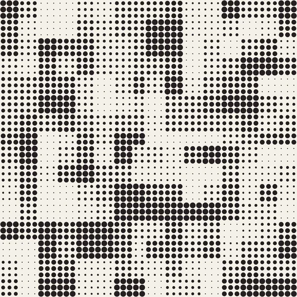 Modern şık noktalı resim doku. Rasgele daireler ile sonsuz arka plan. Vektör Dikişsiz mozaik desen.