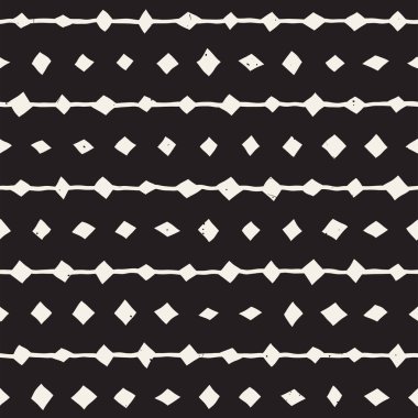 Elle çizilmiş stil etnik seamless modeli. Arka plan soyut geometrik şekiller