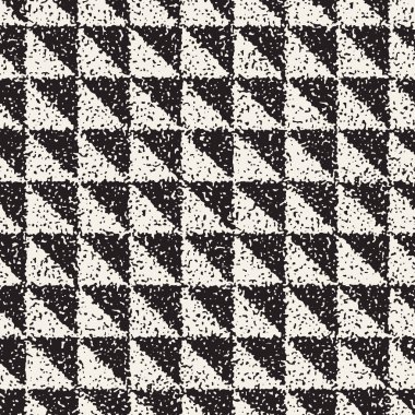 Gürültülü soyut geometrik şekiller arka plan dokulu. Vektör Dikişsiz grungy desen.