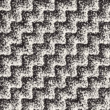 Gürültülü soyut geometrik şekiller arka plan dokulu. Vektör Dikişsiz grungy desen.