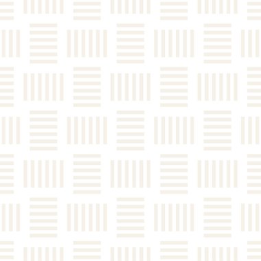 Vektör kesintisiz geometrik desen çapraz tarama. Grafik veya arka plan geçti. Damalı motif. Crosshatched hatlarının kesintisiz ince doku. Kafes basit kumaş baskı.