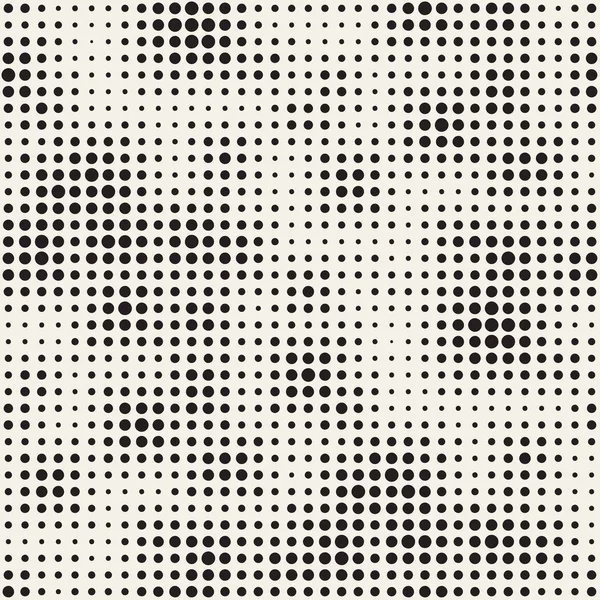 Modern şık noktalı resim doku. Rasgele daireler ile sonsuz arka plan. Vektör Dikişsiz mozaik desen.
