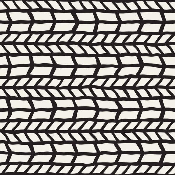 El ile Dikişsiz desen fırça darbeleriyle çizilmiş. Mürekkep doodle illüstrasyon. Geometrik tek renkli vektör desen.