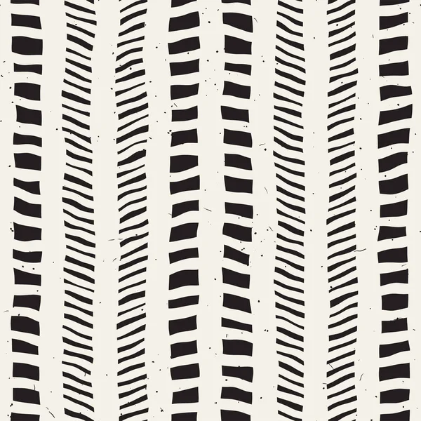 El ile Dikişsiz desen fırça darbeleriyle çizilmiş. Doodle grunge illüstrasyon mürekkep. Geometrik tek renkli vektör desen.