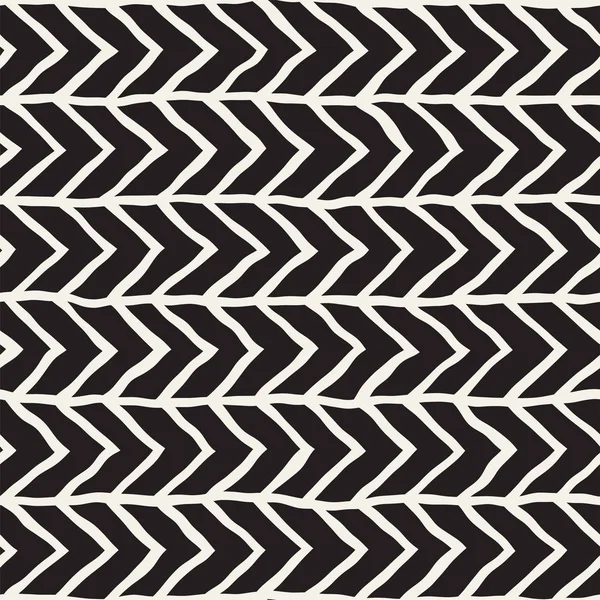 El ile Dikişsiz desen fırça darbeleriyle çizilmiş. Doodle grunge illüstrasyon mürekkep. Geometrik tek renkli vektör desen.