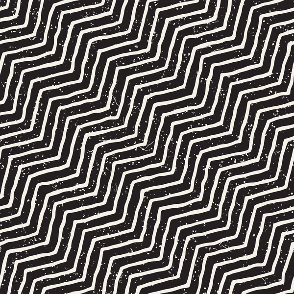 El ile Dikişsiz desen fırça darbeleriyle çizilmiş. Doodle grunge illüstrasyon mürekkep. Geometrik tek renkli vektör desen.