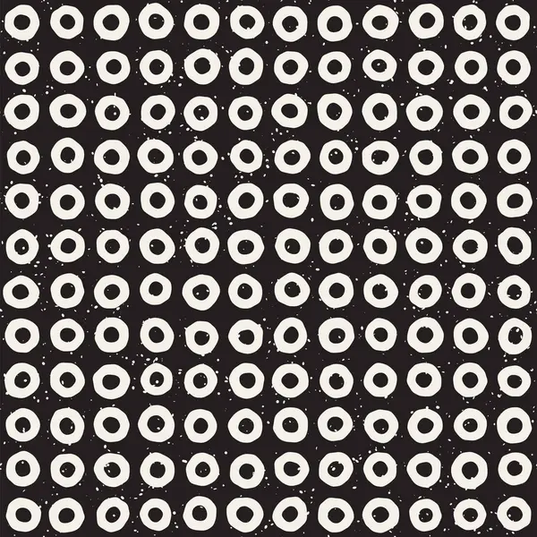 El ile Seamless Modeli hatları çizilmiş. Arka plan serbest fırça darbeleriyle. Siyah ve beyaz doku. Kağıt ambalaj için süsleme.