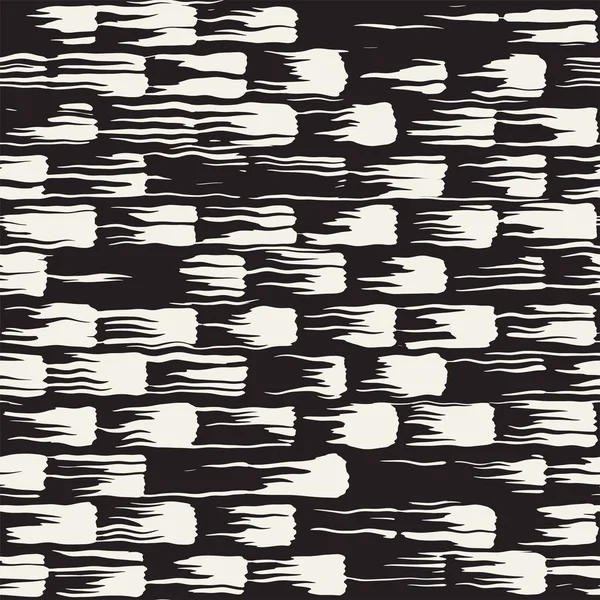 Vektör Dikişsiz desen fırça çizgileri ve vuruş. Siyah ve beyaz arka plan ile mürekkep satır öğeleri. El doku boyalı.