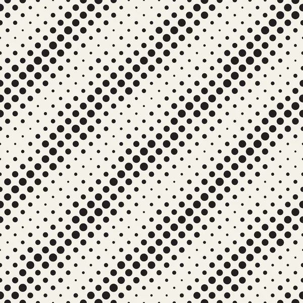 Modern şık noktalı resim doku. Rastgele boyut daireler ile sonsuz arka plan. Vektör Dikişsiz mozaik desen.