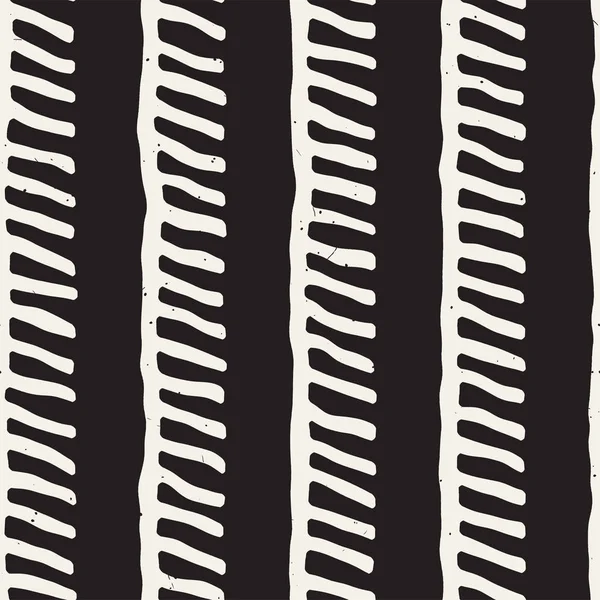 El ile Dikişsiz desen fırça darbeleriyle çizilmiş. Doodle grunge illüstrasyon mürekkep. Geometrik tek renkli vektör desen.