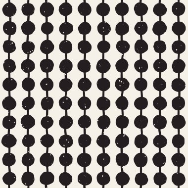 El ile Seamless Modeli hatları çizilmiş. Arka plan serbest fırça darbeleriyle. Siyah ve beyaz doku. Kağıt ambalaj için süsleme.