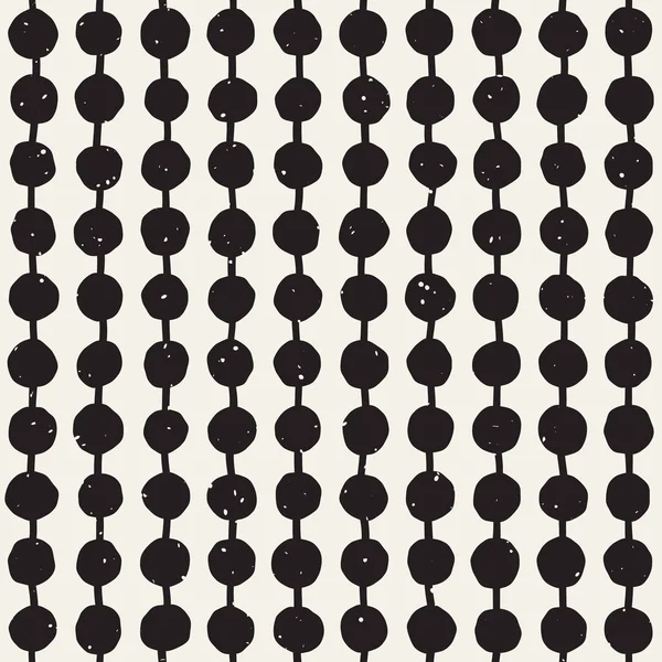 El ile Seamless Modeli hatları çizilmiş. Arka plan serbest fırça darbeleriyle. Siyah ve beyaz doku. Kağıt ambalaj için süsleme.