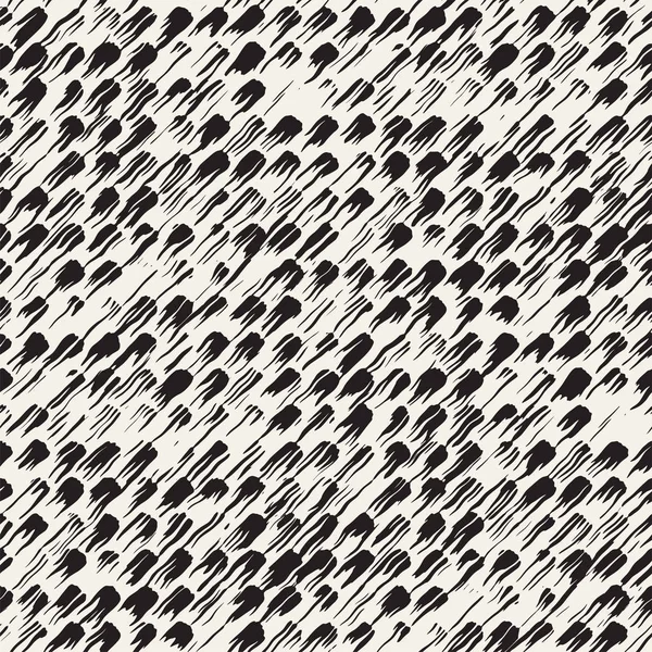Vektör Dikişsiz desen fırça çizgileri ve vuruş. Siyah ve beyaz arka plan ile mürekkep satır öğeleri. El doku boyalı.