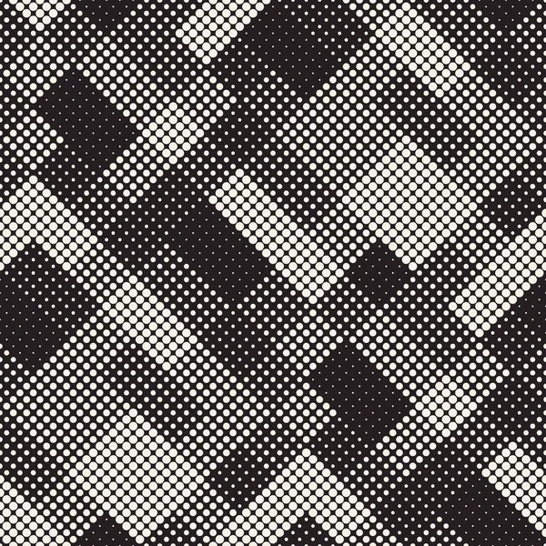 Современная Стильная Полутоновая Текстура Бесконечный Абстрактный Фон Кругами Случайного Размера — стоковый вектор