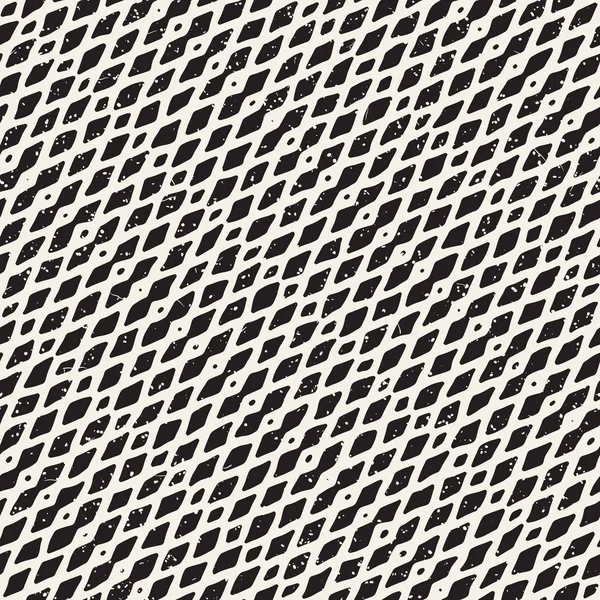 El ile Dikişsiz desen fırça darbeleriyle çizilmiş. Doodle grunge illüstrasyon mürekkep. Geometrik tek renkli vektör desen.