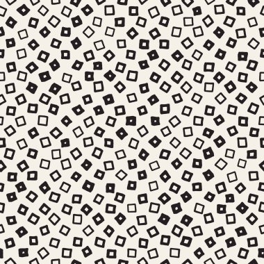Elle çizilmiş siyah beyaz mürekkep soyut, pürüzsüz desen. Vektör stili grunge dokusu. Tek renkli geometrik dağınık şekiller boya fırça çizgileri