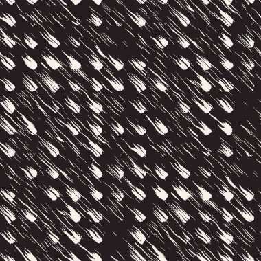 Vektör Dikişsiz desen fırça çizgileri ve vuruş. Siyah ve beyaz arka plan ile mürekkep satır öğeleri. El doku boyalı.