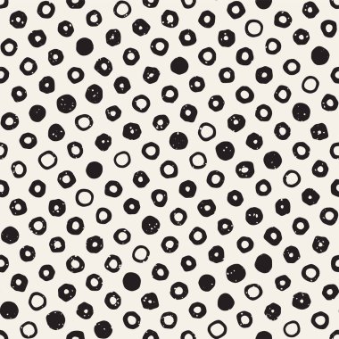 Elle çizilmiş siyah beyaz mürekkep soyut, pürüzsüz desen. Vektör stili grunge dokusu. Tek renkli geometrik dağınık şekiller boya fırça çizgileri