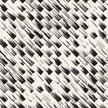 Vektör Dikişsiz desen fırça çizgileri ve vuruş. Siyah ve beyaz arka plan ile mürekkep satır öğeleri. El doku boyalı.