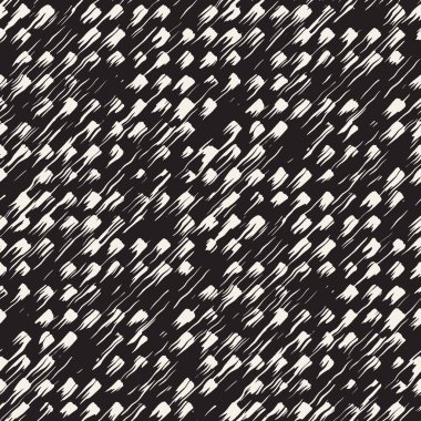 Vektör Dikişsiz desen fırça çizgileri ve vuruş. Siyah ve beyaz arka plan ile mürekkep satır öğeleri. El doku boyalı.