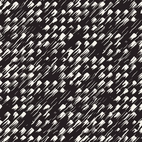 Vektör Dikişsiz desen fırça çizgileri ve vuruş. Siyah ve beyaz arka plan ile mürekkep satır öğeleri. El doku boyalı.