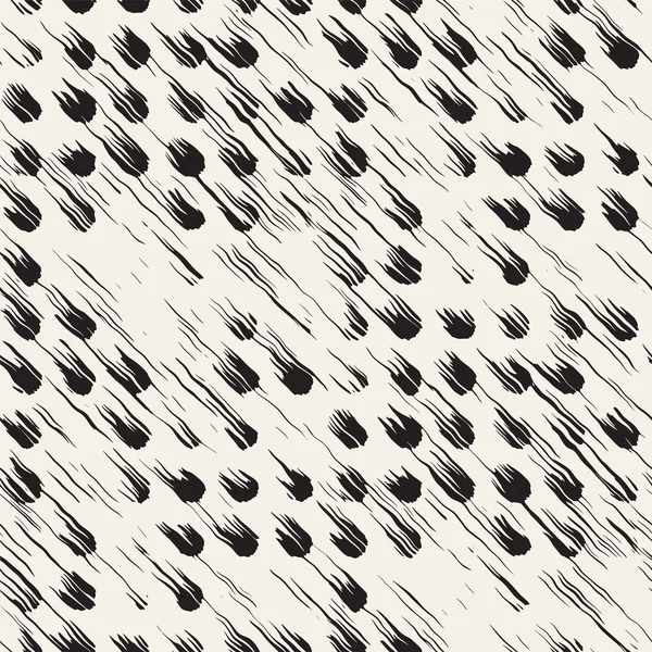 Vektör Dikişsiz desen fırça çizgileri ve vuruş. Siyah ve beyaz arka plan ile mürekkep satır öğeleri. El doku boyalı.