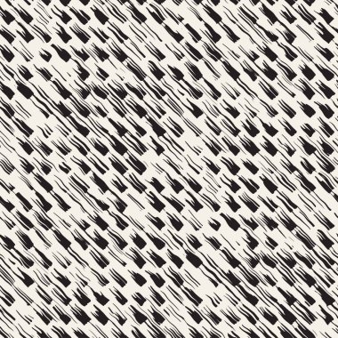 Vektör Dikişsiz desen fırça çizgileri ve vuruş. Siyah ve beyaz arka plan ile mürekkep satır öğeleri. El doku boyalı.