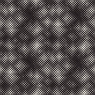 Modern şık noktalı resim doku. Rasgele boyutu kareler sonsuz arka plan. Vektör sorunsuz kaotik kareler mozaik desen