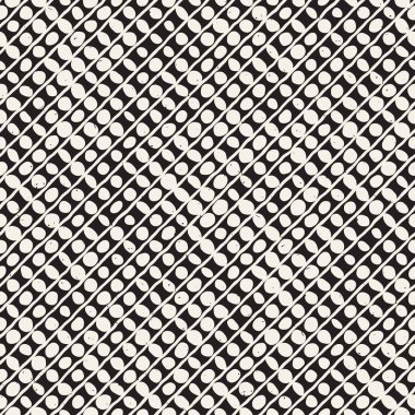 Elle çizilmiş stil etnik seamless modeli. Arka plan siyah ve beyaz soyut geometrik şekiller.