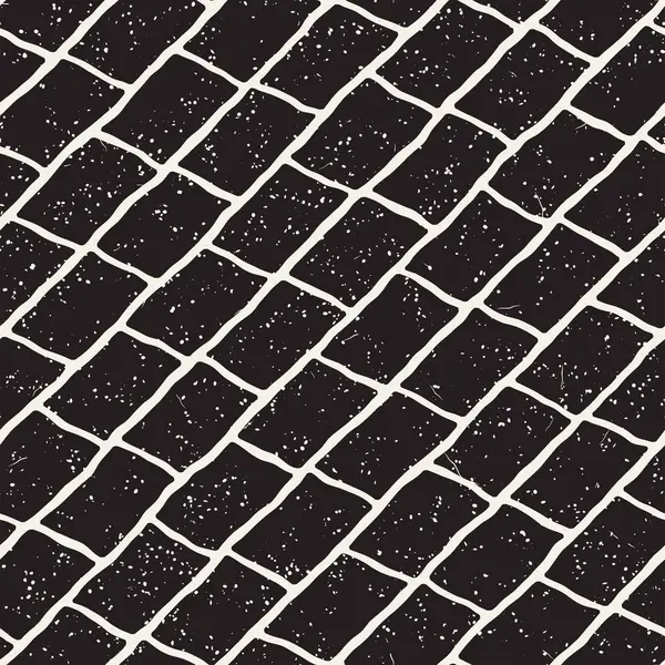 El ile Dikişsiz desen fırça darbeleriyle çizilmiş. Doodle grunge illüstrasyon mürekkep. Geometrik tek renkli vektör desen.
