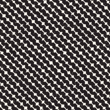 Elle çizilmiş stil etnik seamless modeli. Arka plan siyah ve beyaz soyut geometrik şekiller.