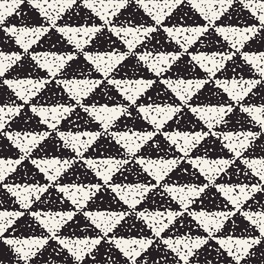 Gürültülü soyut geometrik şekiller arka plan dokulu. Vektör Dikişsiz vintage grungy desen.