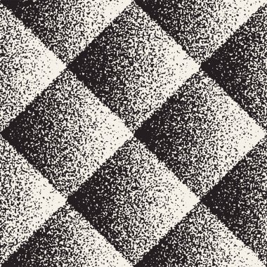 Gürültülü soyut geometrik şekiller arka plan dokulu. Vektör Dikişsiz vintage grungy desen.