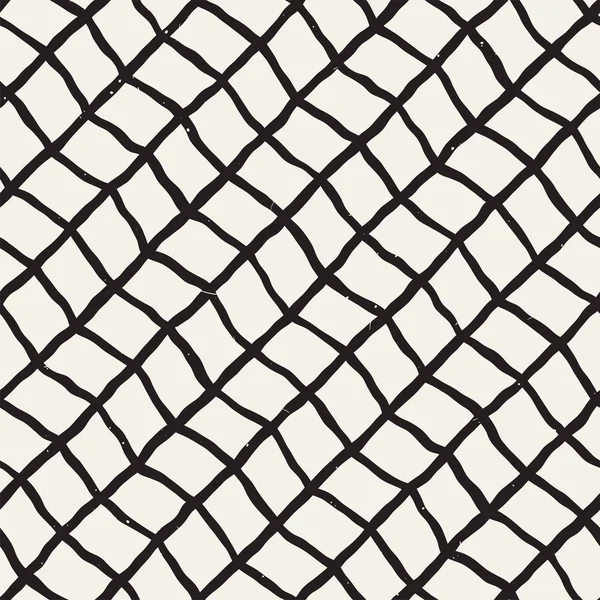 El ile Dikişsiz desen fırça darbeleriyle çizilmiş. Doodle grunge illüstrasyon mürekkep. Geometrik tek renkli vektör desen.