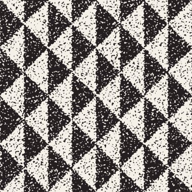 Gürültülü soyut geometrik şekiller arka plan dokulu. Vektör Dikişsiz vintage grungy desen.