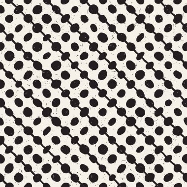 Elle çizilmiş stil etnik seamless modeli. Arka plan siyah ve beyaz soyut geometrik şekiller.