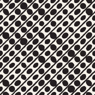 Elle çizilmiş stil etnik seamless modeli. Arka plan siyah ve beyaz soyut geometrik şekiller.